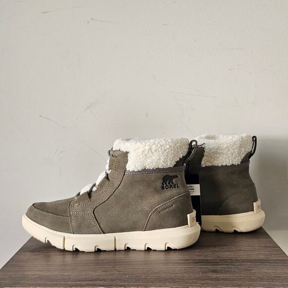 Sorel Women's Explorer Next Carnival WP Size 8 Stone Green #2058891 NEW - Picture 2 of 9